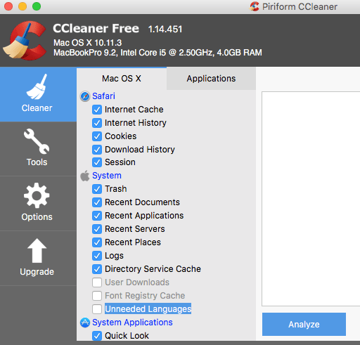 cache and cookie cleaner for mac
